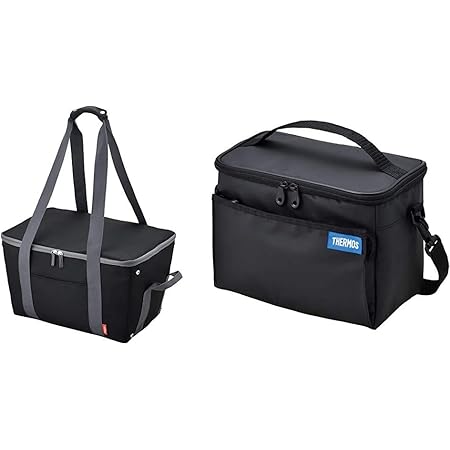 Amazon サーモス 保冷 買い物カゴ用バッグ 約25l ブラック Rej 025 Bk ソフトクーラー 5l ブラック Req 005 Bk セット買い ランチバッグ ランチ巾着 ランチベルト オンライン通販
