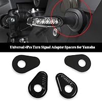 Vista 2 de 4 adaptadores de señal de giro de motocicleta negros para MT09 FZ 09 MT07 2014-2022 Tenere 700 2019-2021 MT-09 Tracer 900 XSR 900 YZFR3 R6 R7 2015