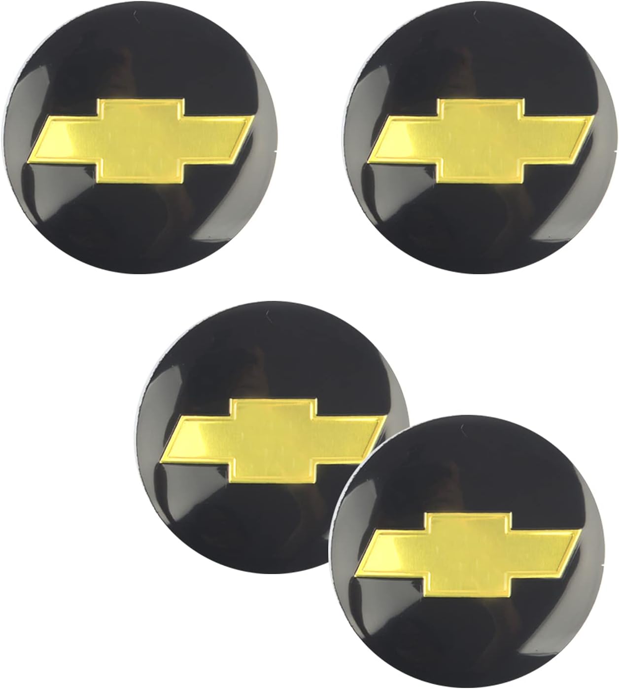 65mm 2.56'' Wheel Center Hub Cap Sticker Decal + Tire Valve Stem Caps Bowtie Emblem fit for Chevrolet C4500 Camaro Chevy Cheyenne Colorado Corvette Cruze Express 2500 3500 4500 Silverado : Automotive