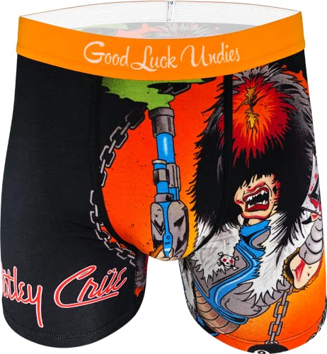 Good Luck Undies Men's Mötley Crüe Boxer Brief Underwear