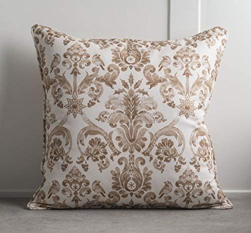 Miniatura 8 de Maison d' Hermine Allure - Funda de cojín decorativa 100 % de algodón para sofá, sillón, dormitorio, hogar, sala de estar (18 x 18 pulgadas)