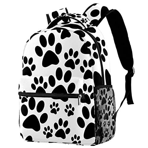 Sac à dos motifs empreintes d'animaux léger fille garçon pour livres scolaires