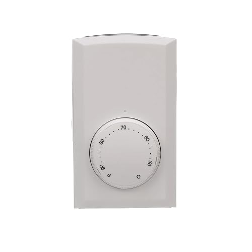 Cadet T522-W T5 Series Double Pole Mechanical Wall Thermostat (22 Amp, White)