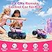 TOZDTO Amphibious Remote Control Car for Girls, RC Truck Waterproof 1:18 4WD All Terrain Off-Road Pick-up, 2.4GHz Pink Monster Truck Toys for 6+ Year Old Boy Girl Kids Christmas Birthday Gift