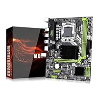 WEIHO X58M Desktop Computer Motherboard, Motherboard M-ATX DDR3 Dual Channel 32G RAM USB3.0 PCIE 16X Grafikkartensteckplatz für LGA 1356 CPU