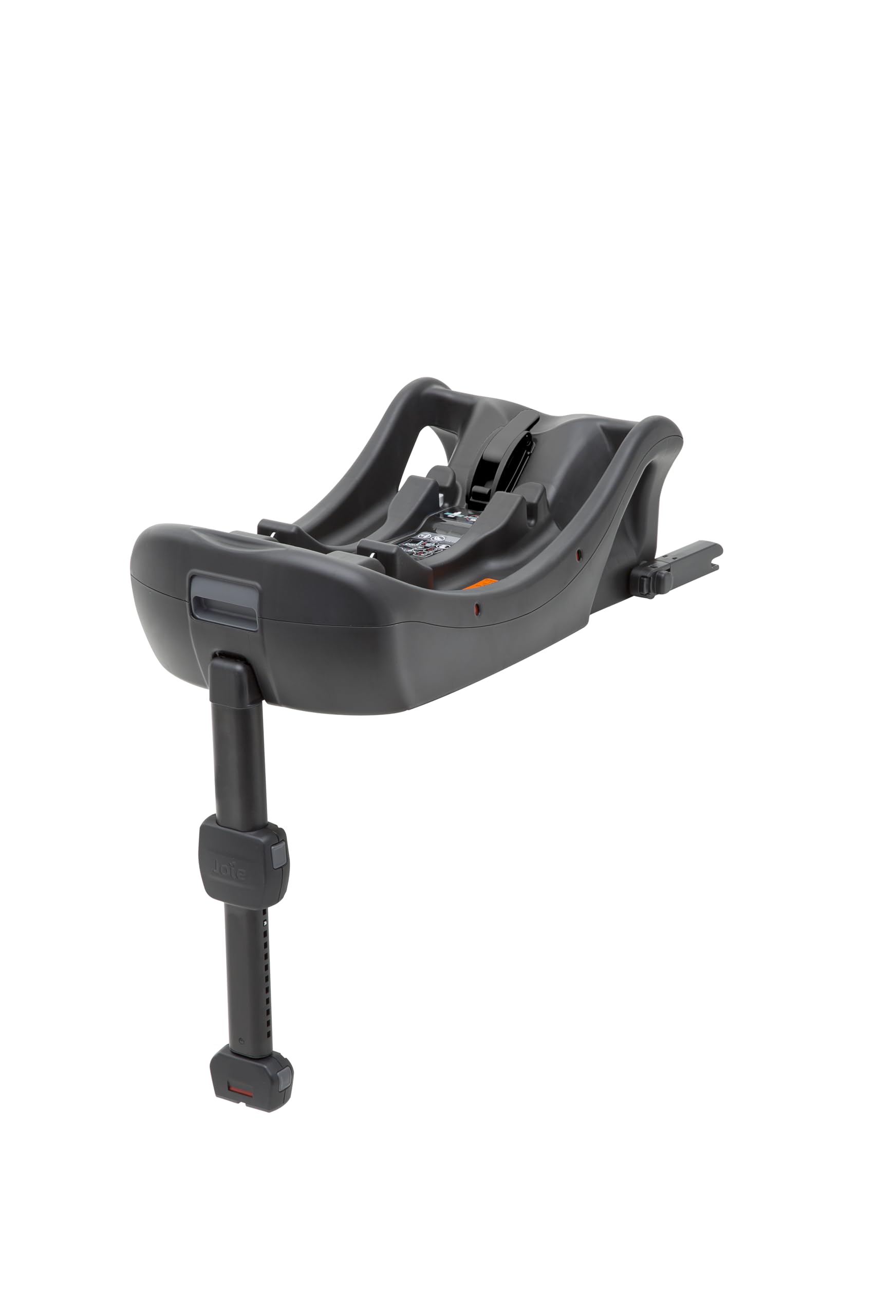Joie i-Base™ 2 R129 Kindersitzbasis, i-Size, ISOFIX oder Fahrzeuggurtbefestigung, höhenverstellbarer Stützfuß, Farbindikatoren – Geburt bis 15 Monate (40–85 cm), Farbe Black
