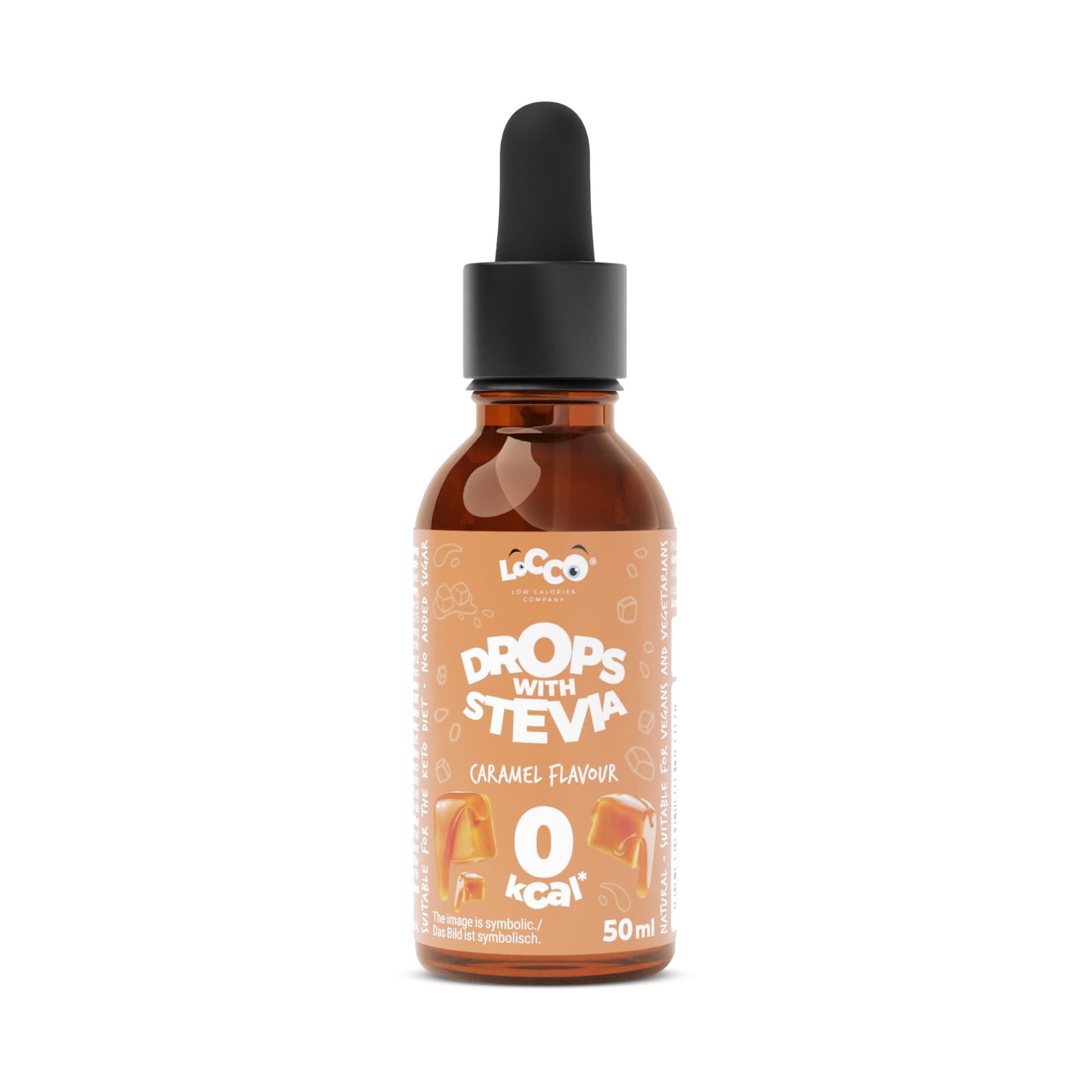 LoCCo 0 kcal Gouttes édulcorantes avec Stevia 3x50 ml