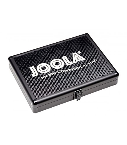 JOOLA - koffer beschermhoes aluminium zwart voor tafeltennisrackets