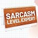 Fancy Land Funny Desk Signs Sarcastic 30 Flip Over Messages Desktop Supplies for Holiday Teachers Nurses Office Staff Coworker Colleague Humorous Gag Exchange Favor Lightwood Style