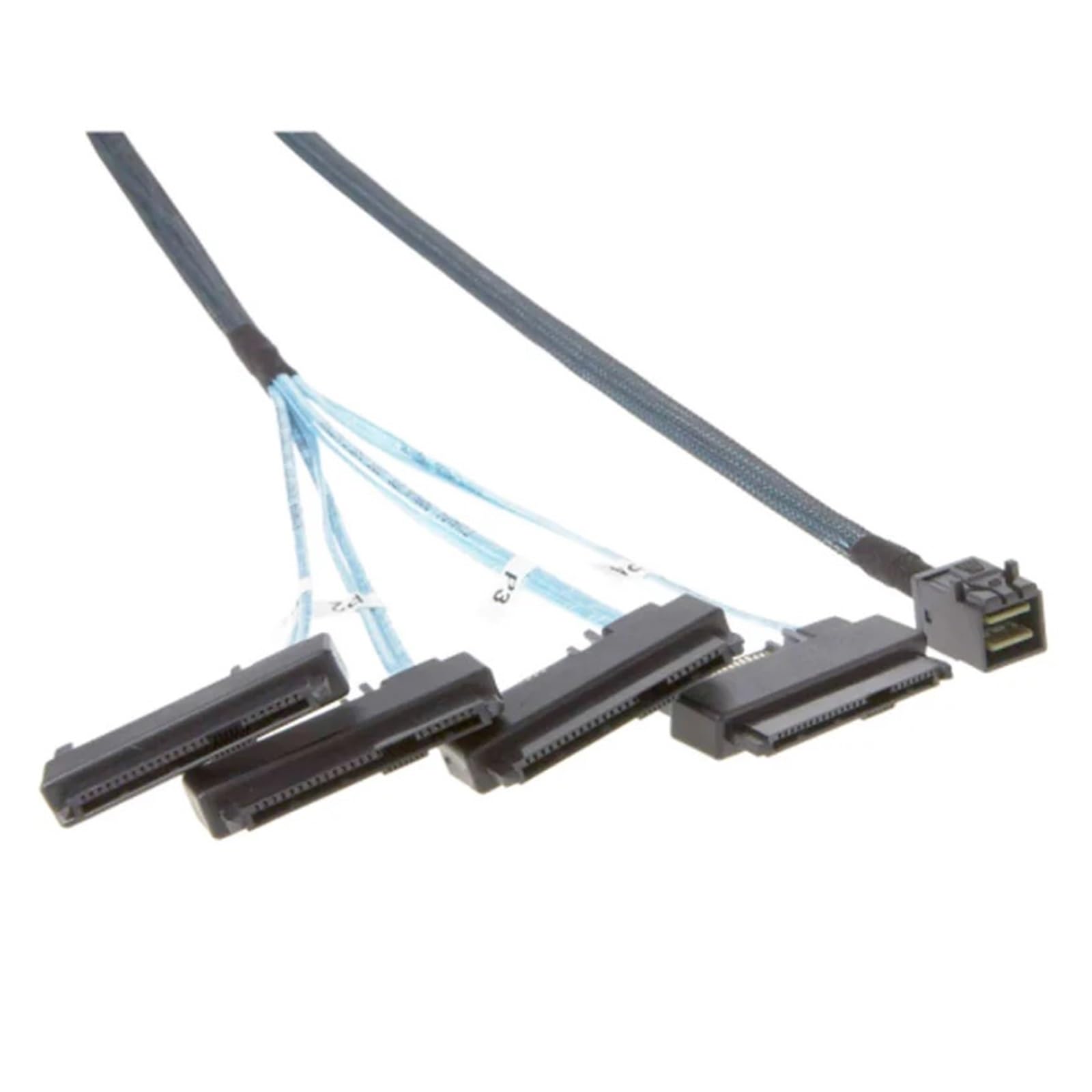 Nuovo SFF-8643 a 4 SFF-8482 Interno MI NI S*A*S 3.0 HD a 4 29pin SFF 8482 Connettore con S*A*S 15pin Porta di Alimentazione 12GB/S Cavo 0,5 m 1 m (0,5 m)