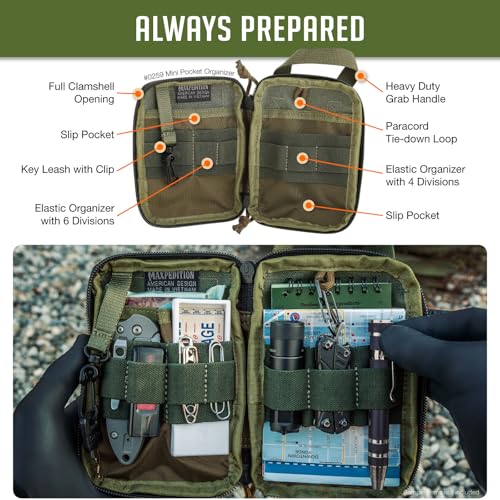 Maxpedition Mini organizer kieszonkowy (zielony OD Green)