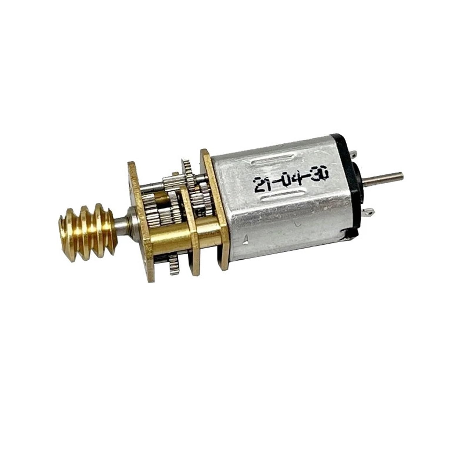 Jjyqjgscd One Color N20 Mini 12Mm Full Metal Gearbox Gear Reduction Motor Worm Gear Shaft Dc 3V 62Rpm Slow Speed Dual Shaft Diy Excellent Sealing