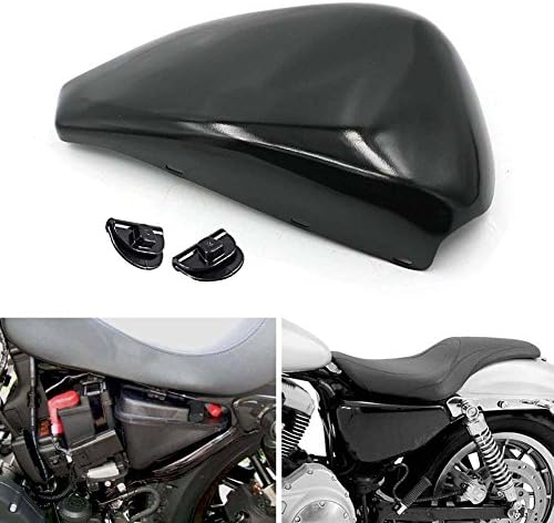 Left Side Battery Cover for Harley Sportster Iron 883 XL 1200 48 72 04-13 Gloss Black