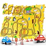 Picture of Bennol Puzzle Tracks Car Toys Gifts for 3 4 5 Year Old Boys, 48PCS Puzzle Racer Cars Play Set for Kids Ages 3-5 4-6, Toys Gifts for 3 4 5 Year Old Boys, Puzzle Racer Kids Car Track Set