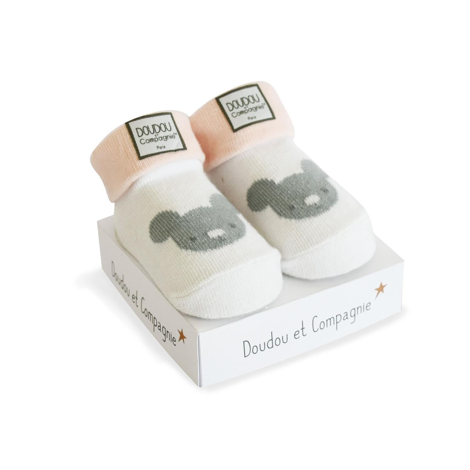 Gâteau De Couches Chaussettes Roses C comme cadeau
