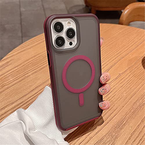 Coque de chargement sans fil magnétique et mate pour iPhone XS