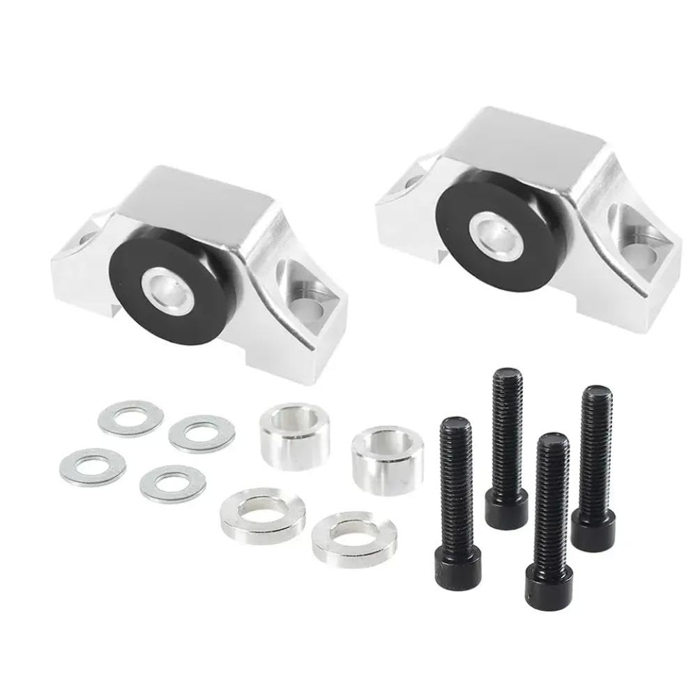Hzrkpkbue Silver Torque Mount Kit Compatible With 1992–2000 Civic Eg Ek D15 D16 B16 B18 B20 Engine(Silver)