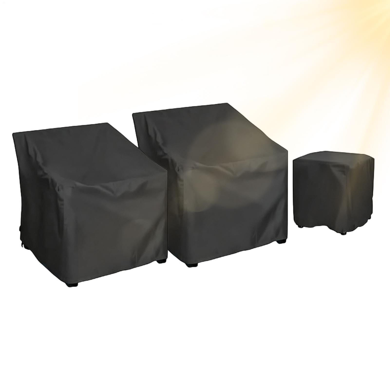 Fundas Impermeables De Sillas De Patio Protector Muebles Exterior Cordón