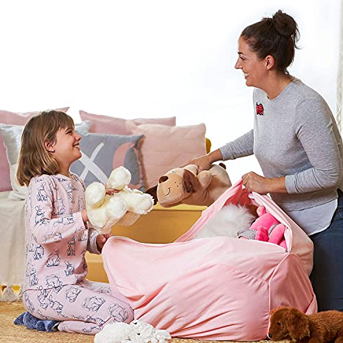 Aubliss Unicorn Stuffed Animal Storage Bean Bag Chair Cover For Girls, Toddlers-2 Pack #TOP4