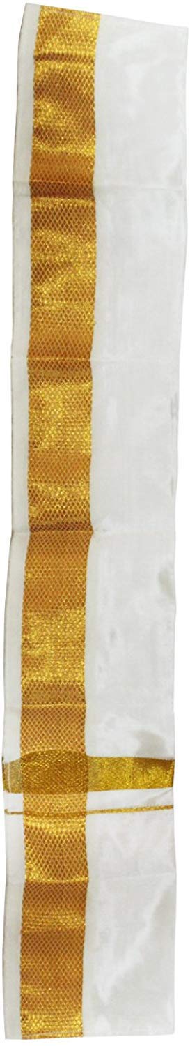 SJS King Boy's Shirt/Dhoti Regular Fit (Gold, 2-3 Years) - Image 4 thumbnail