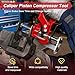 Cupbunny Brake Caliper Compression Tool, 4 Piston Brake Caliper Tool for Single/Twin/Quad Piston Calipers, 29100 Brake Pad Spreader Compatible with Most Cars and Light Trucks (Red)