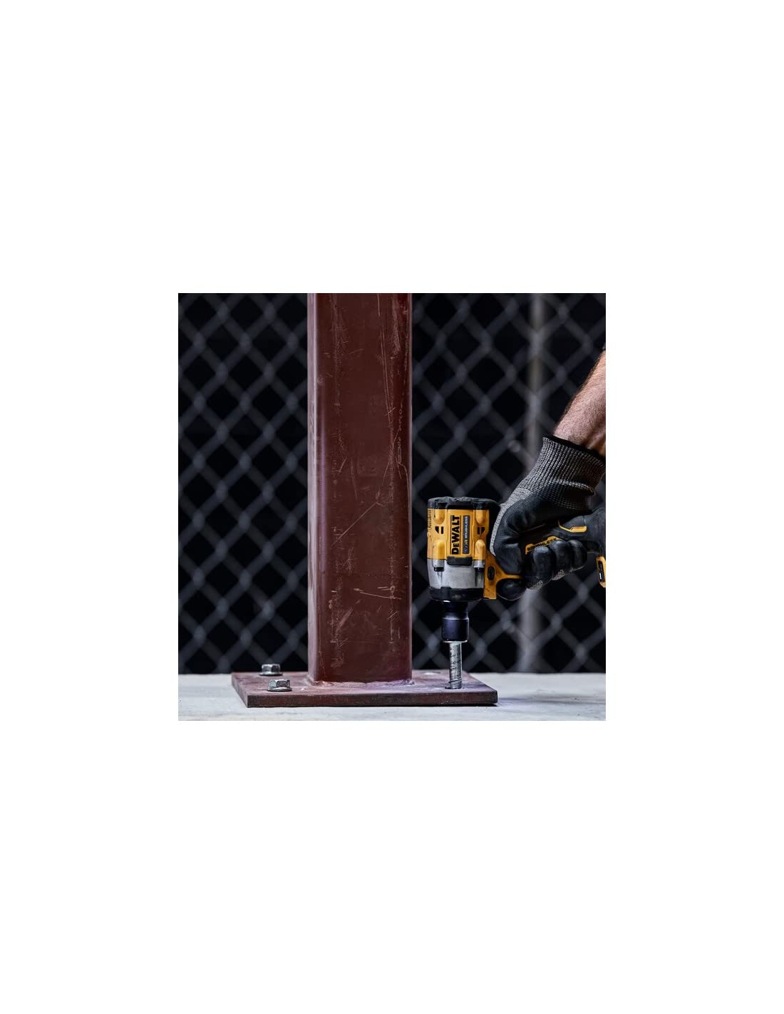 DeWalt Llave Impacto sin escobillas XR 18V 1/2" 406Nm con anillo de retención con 2 baterías Li-Ion 5Ah y maletín TSTAK, Multicolor