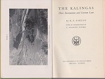 Hardcover Kalingas, Their Institutions and Custom Law Book