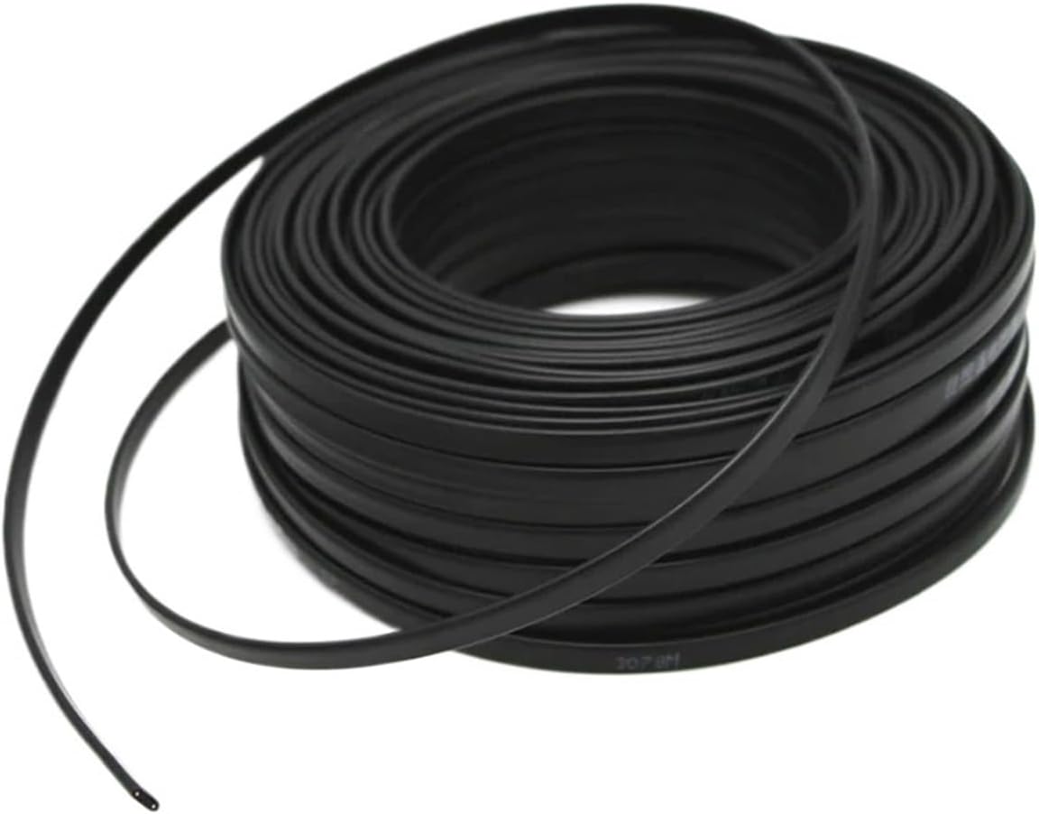 0.5~50m Soft Flexible Pipe Freeze Protection Self-regulating Heating Cable 220V 20W/m Flame Retardant Cable(0.5 Meters)