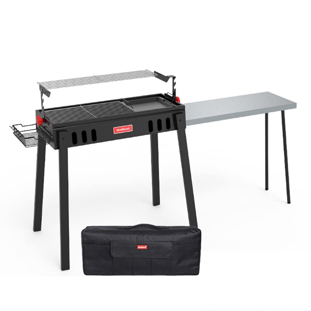 Tragbarer Holzkohlegrill Outdoor - Kompakter Camping Grill Für Picknick & Garten