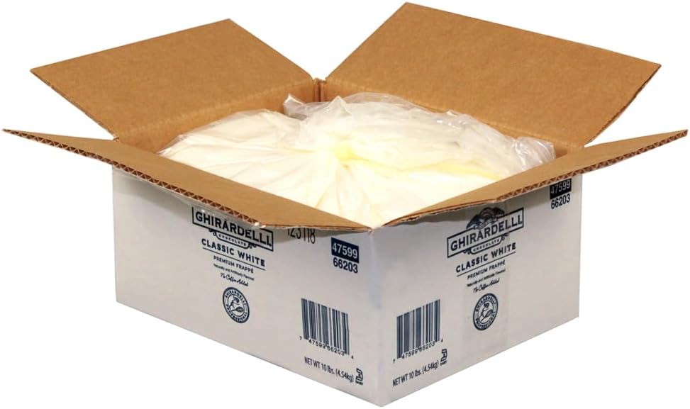 Ghirardelli Frappe Mix, Classic White, 10-Pound Box