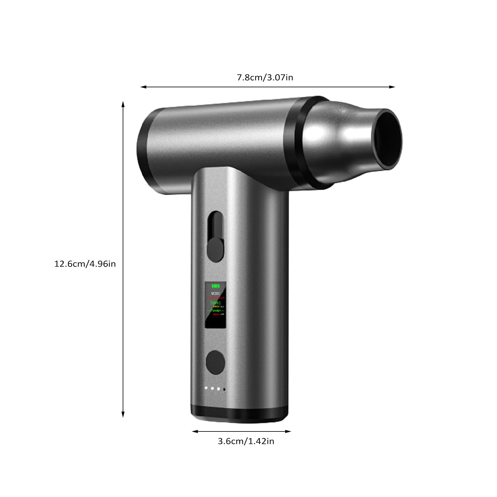 Plumero de aire comprimido de 4000 mAh, recargable, inalámbrico, soplador eléctrico portátil para teclado de computadora, coche, limpieza de casa de mascotas
