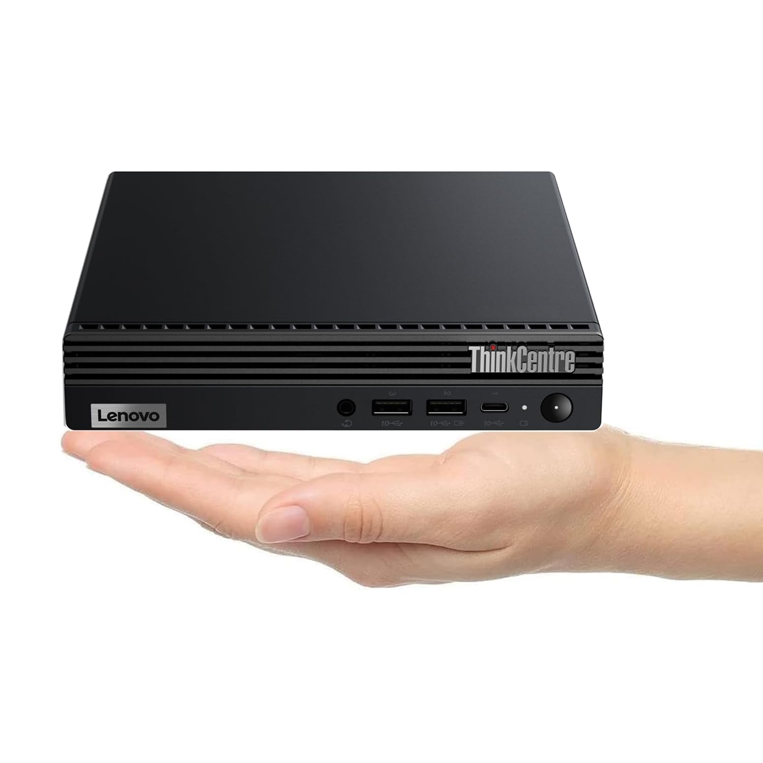 Lenovo ThinkCentre M80q Tiny Mini PC de bureau, Intel Core i5-10500T, 16 Go de RAM, SSD 512 Go, WiFi, Bluetooth, sans clavier et sans souris, Windows 11 Pro (reconditionné)