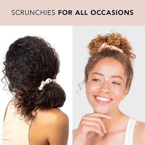 Kitsch 810112560558 Satin Hair Scrunchies For Women, Softer Than Silk Scrunchies thumb #3