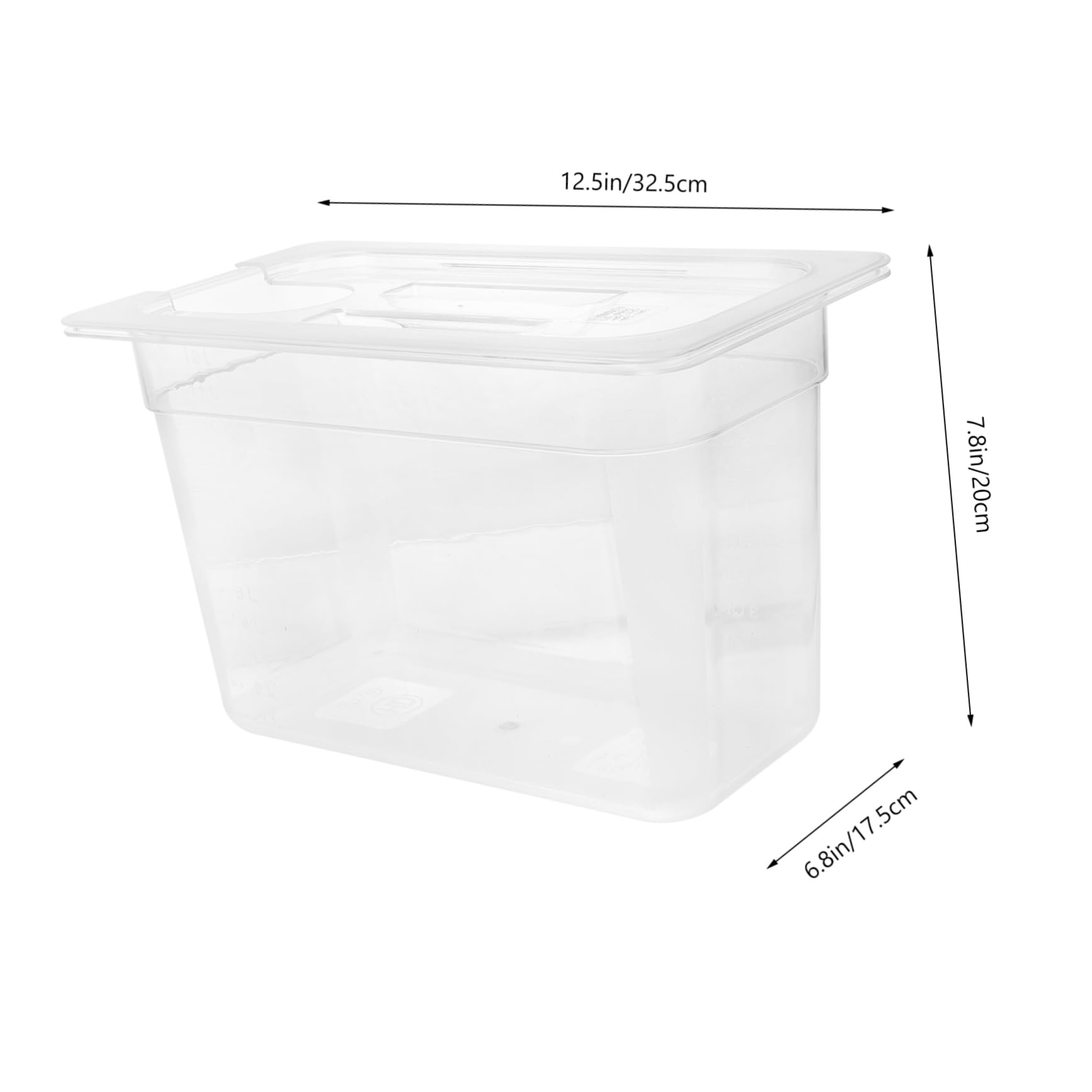 BRIGHTFUFU Large Capacity Slow Cooker Bin Household Slow Cooking Container Simple Storage Bin