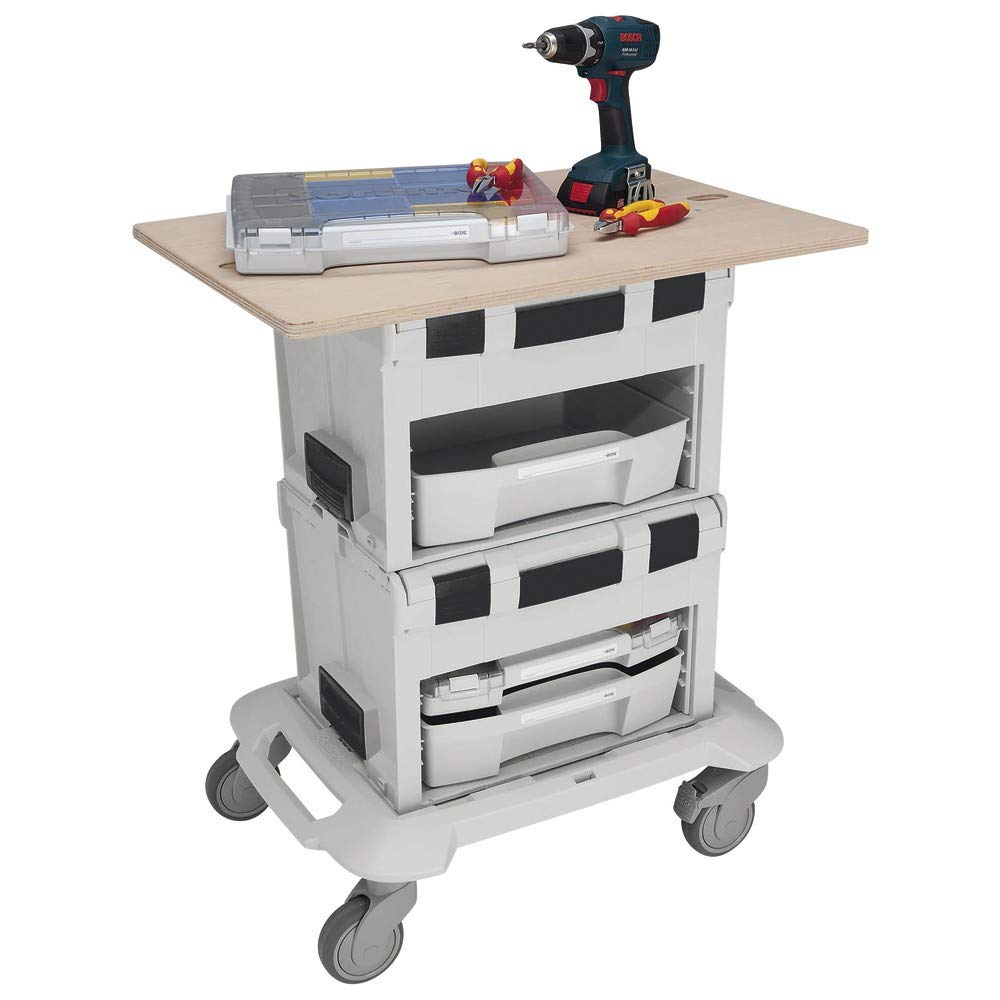 Piano di lavoro mobile per L-Boxx, 500 x 700 x 18 mm