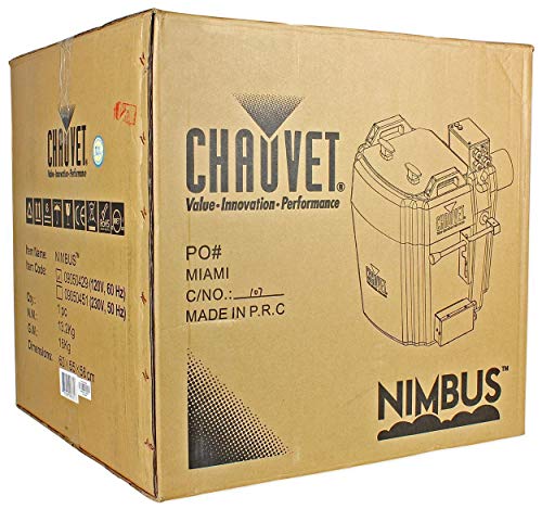 Chauvet Dj Nimbus Plug/Play Dry Ice Fog Machine+Nimbus Cart+2 Free Strobe Lights #TOP3
