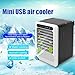 Produktbild ToDIDAF Mini-Klimaanlage, Tragbarer Luftkühler, Desktop-Lüfter, Luftbefeuchter, Luftreiniger, USB-Aufladung 3 Geschwindigkeiten für Zuhause Schlafzimmer Büro Reise BBQ Camping