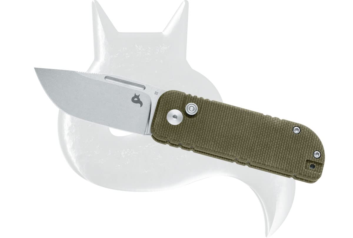 fox produzione bf.758mi coltello lama acciaio d2 manico 9 cm micarta verde
