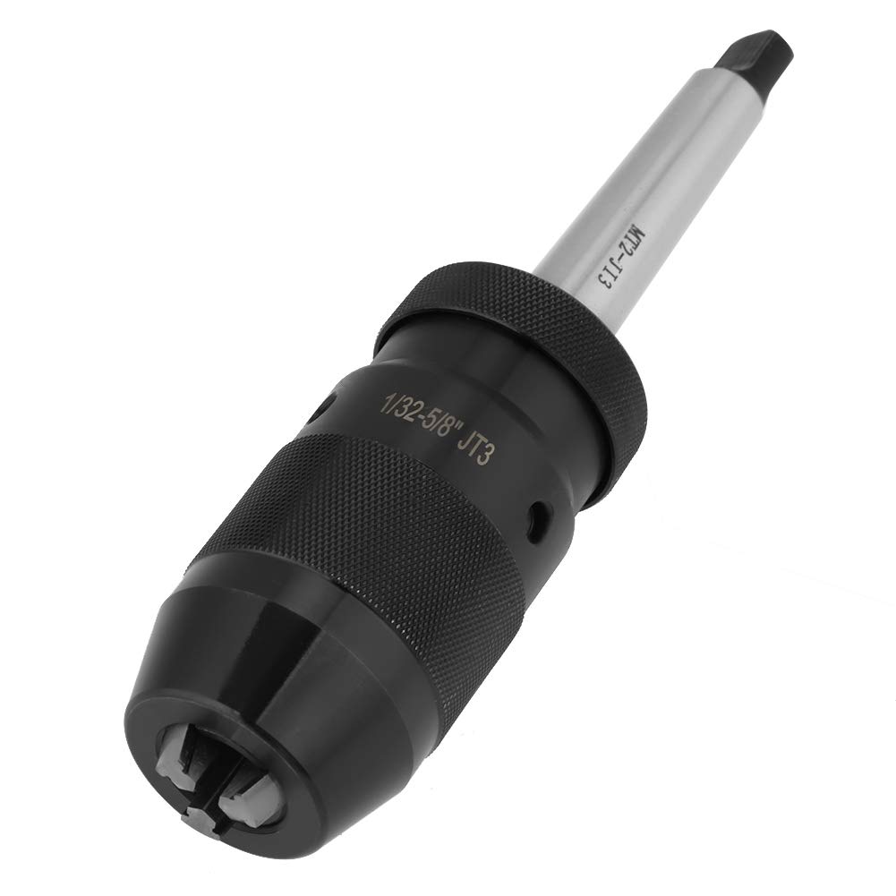 Ultimo mandrino autoserrante per trapano senza chiave -1-16 mm Capacità 45# Mandrino autoserrante per tornio senza chiave in acciaio con mandrino conico MT2-JT3