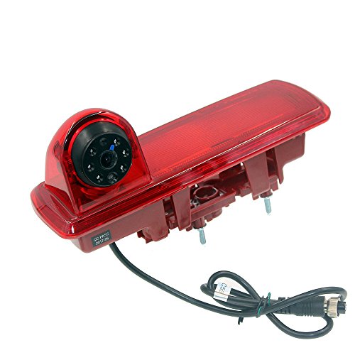 Transporter Van HD IR Night Vision Reverse Camera Car Third Roof Top Mount Brake Light HD Reversing Camera Replacement for FIAT Talento/Nissan NV300/Renault Traffiic/Nissan Primastar/Opel Vauchall - Image 3