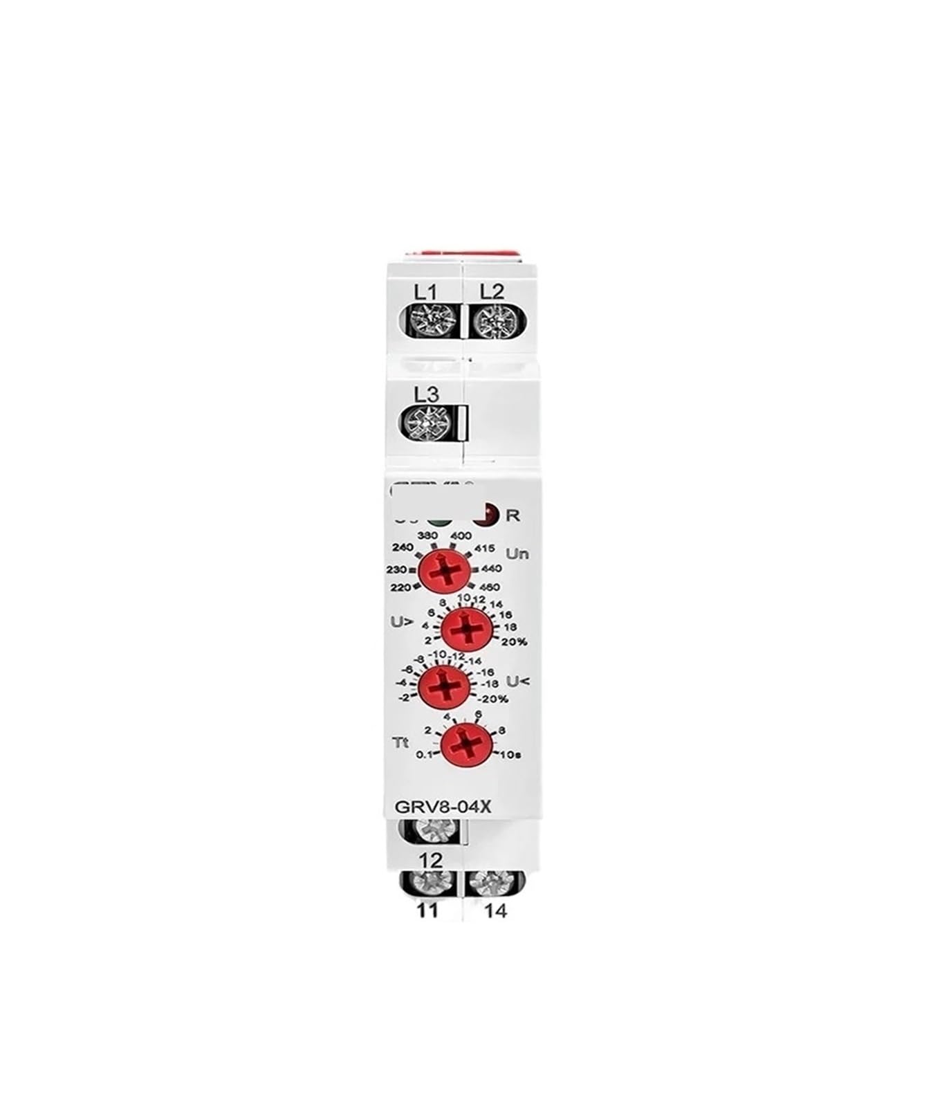 JHZXNMRU Phase sequence protector three voltage GRV8-03 loss monitoring relay 380 AC 05(7)