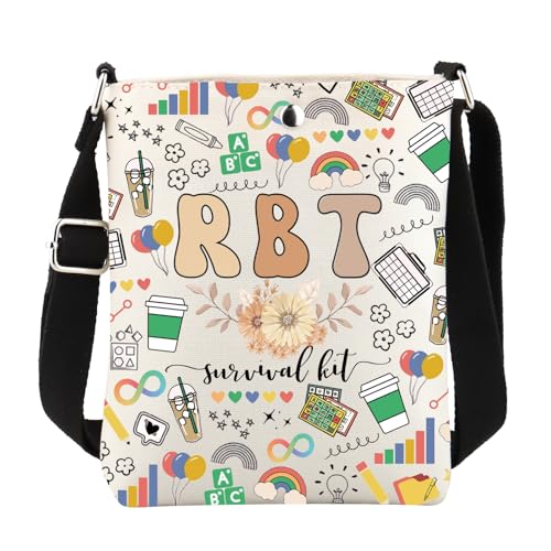 WCGXKO Behavior Therapist Gift ABA Therapist Technician RBT BCBA Gift Behavior Therapist Gift Crossbody Bag