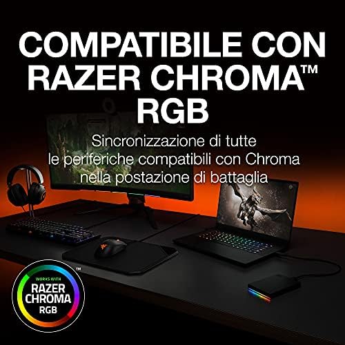 Seagate FireCuda Gaming Hard Drive External Hard Drive 1TB - USB 3.2 Gen 1, RGB LED Lighting for PC and Mac (STKL1000400) (Renewed)