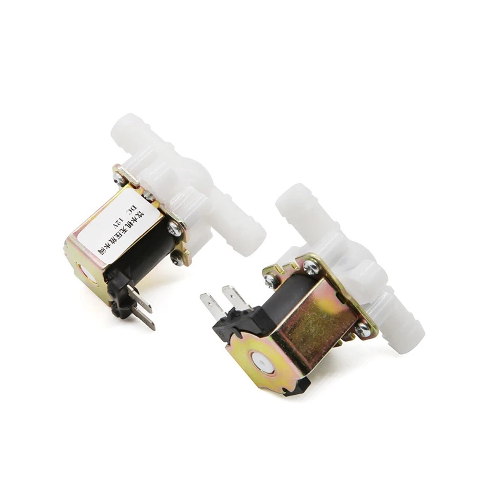 1/2 Voltios DC 12V 24V 36V 48V AC 110V 220V Vertical Normally Closed Solenoid Valve Water Inlet 1/2 Male Valve Outlet 8mm Pipe(AC 220V)