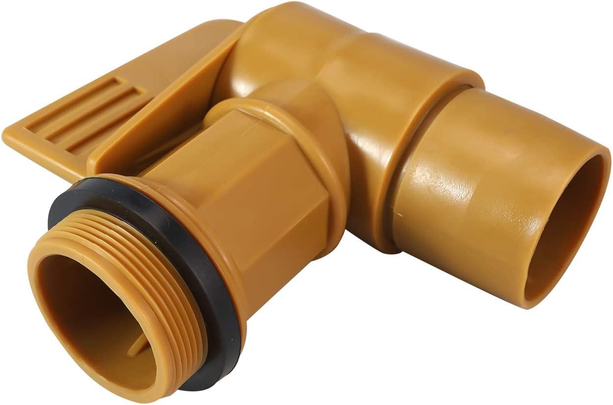 YUANYAO Robinet à Tambour en polyéthylène, Robinet en Plastique, Baril de 2 ", pièces de Rechange de Robinet avec Joint EPDM, Connexion BSP, 1 pièce