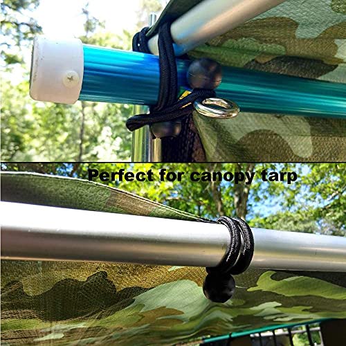 Xstrap Standard 28 Pieces Ball Bungee Cords With Elastic String For Canopy, Tarp, Straps, Tent And Wires, Hang Christmas Ornaments, 9-Inch, Black #TOP6