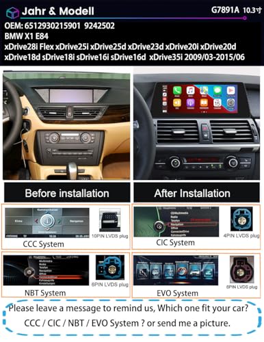Radio para auto con pantalla táctil HD 10.25 pulgadas miniatura 2