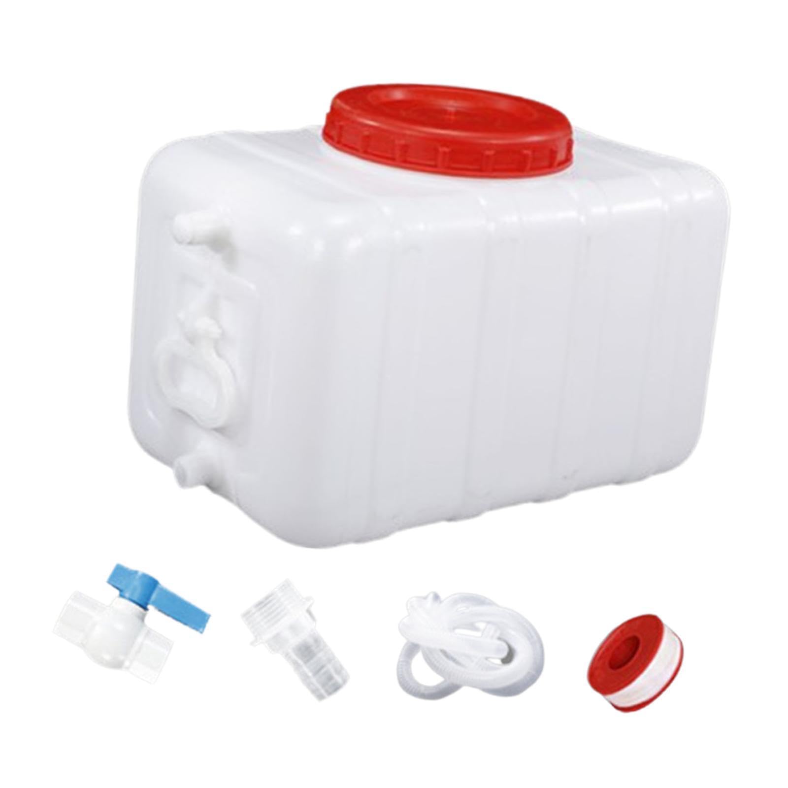 Menolana Camping Water Storage Carrier Jug Water Container Tank Rectangular Outdoor Water Bucket for Fishing, Backpacking, Outdoor, 25L