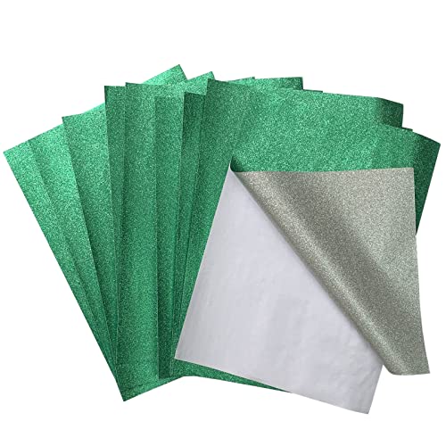 グリッターシート/シールタイプ きらきら ラメで目立つ A4サイズ 応援うちわ 素材 DIY手芸用 10枚セット