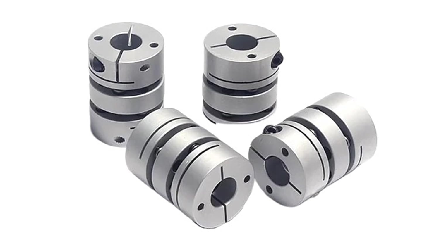 D26L35 4-14mm Shaft Double Disc Coupler Aluminum Flexible Coupling(More to Contact)
